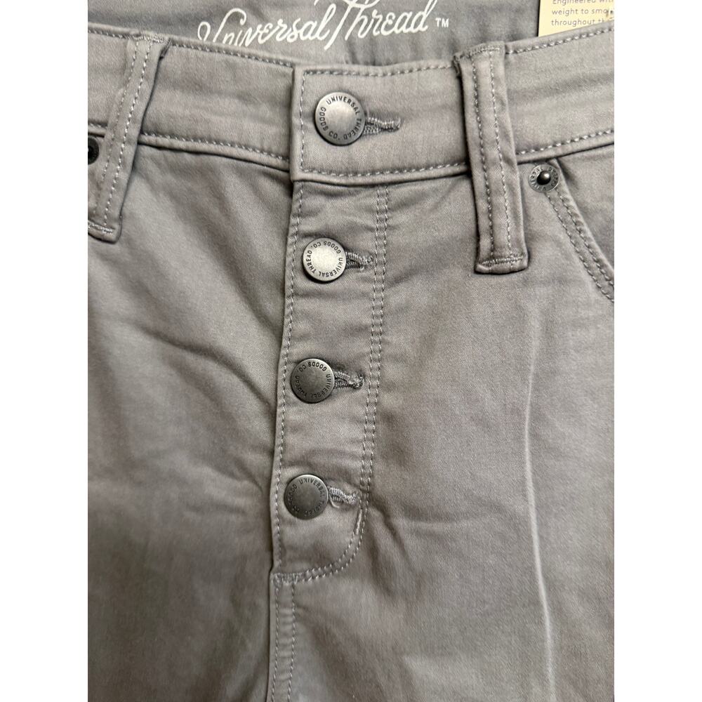 Universal Thread Women Skinny Jean 10 High Rise Stretch Gray Slim Sculpt New - Picture 3 of 11